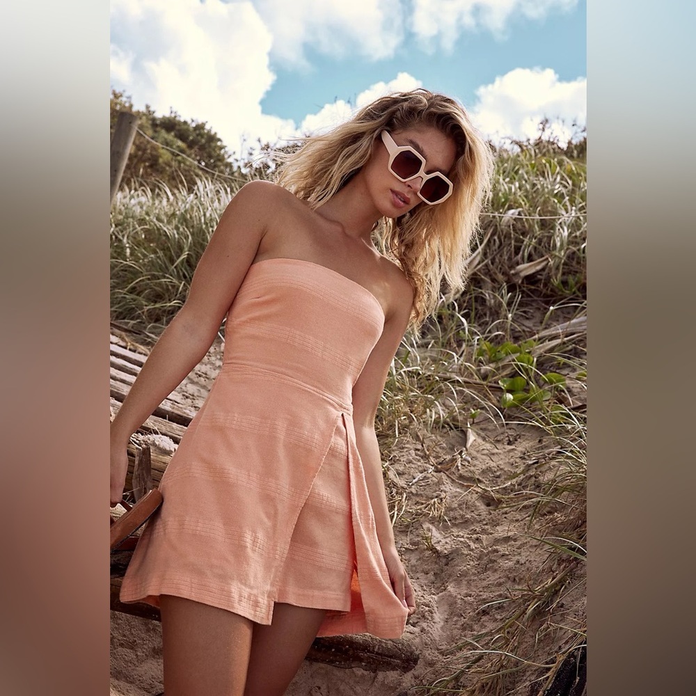 Free People Go Get ‘Em Skort Dress in Rust - Picture 1 of 10